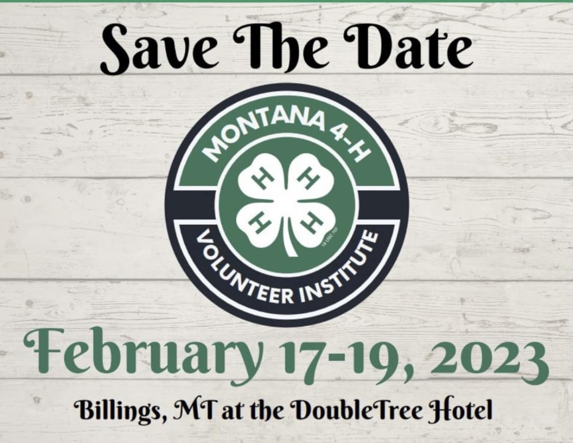 Montana 4-H Volunteer Institute February 17-19, 2023